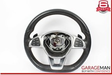 17-20 Mercedes R172 SLC300 Lenkung Rad W / Flügel Paddel Shifters Schwarz OEM 17-20 Mercedes R172 SLC300 Lenkung Rad W / Flügel Paddel Shifters Schwarz OEM