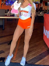 TAMARA PANTYHOSE Hooters Tight Hosiery LIGHT SUNTAN & NUDE B C D Q XL 2XL 3XL