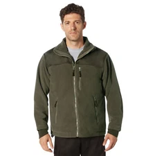 Fits Olive Drab  Jacket Conceal Carry Fleece XL86680-XL