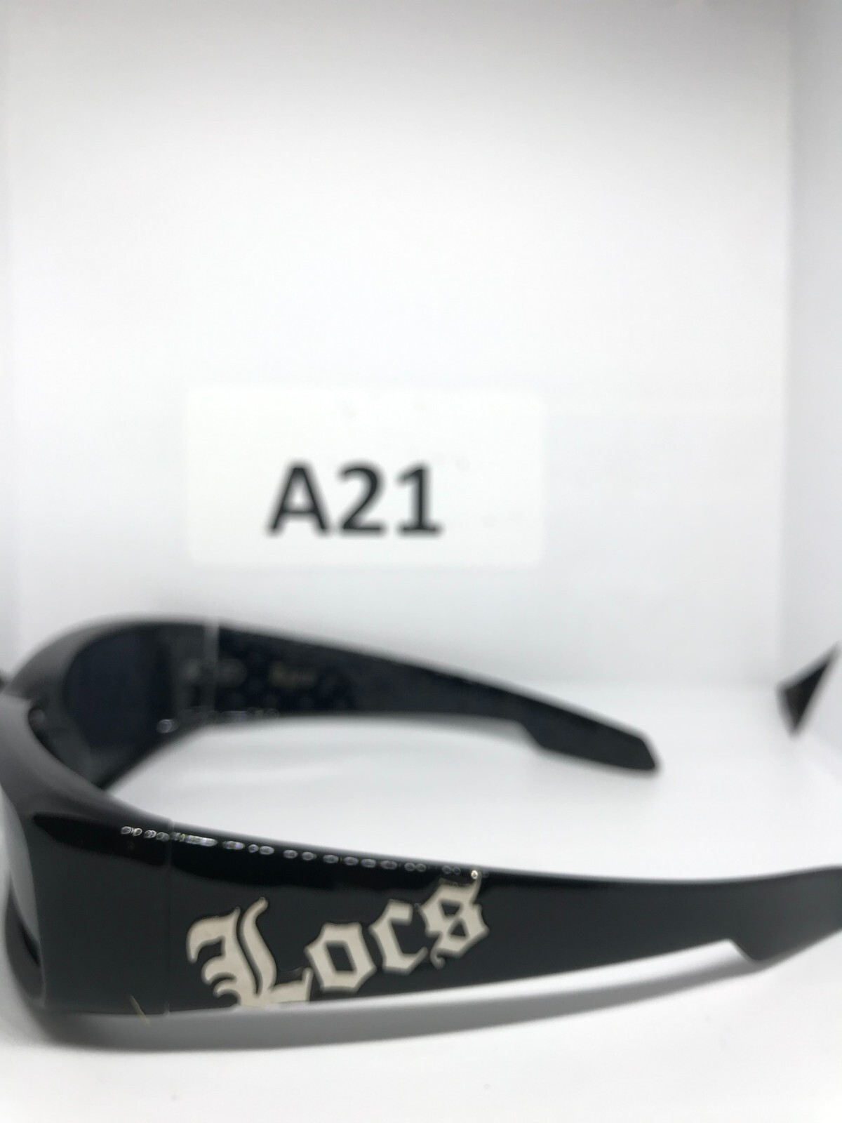 Authentic LOCS Sunglasses Rectangular Style Biker… - image 3