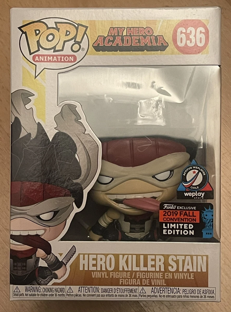 Funko Pop My Hero Academia 636 Hero Killer Stain 2019 NYCC W