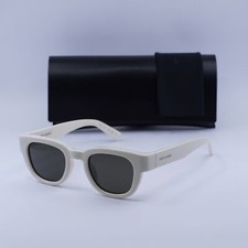 Saint Laurent SL675 005 Ivory/Grey 46-22-145 Sunglasses New Authentic
