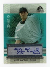 2004 SP Prospects Rookie Auto #'d 31/400 #307 Taylor Tankersley Florida Marlins