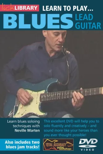 Lick Library Learn to Play BLUES LEAD GUITAR Soloing Technique Video Lessons DVD