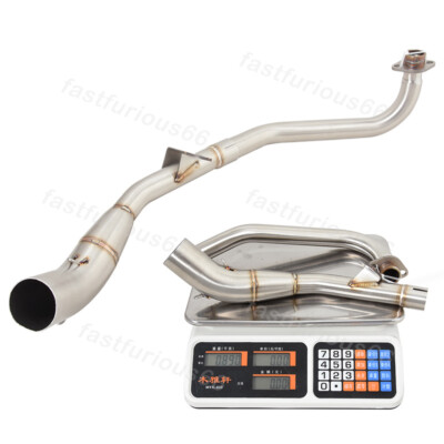 Exhaust Header Link Pipe For Honda MSX125 Grom125 SF 2021-2023 Connect 51MM Tips