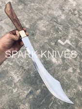 20” SPARK CUSTOM D2 BADASS HUNTING SURVIVAL FULL TANG BOWIE SWORD KNIFE W/SHEATH