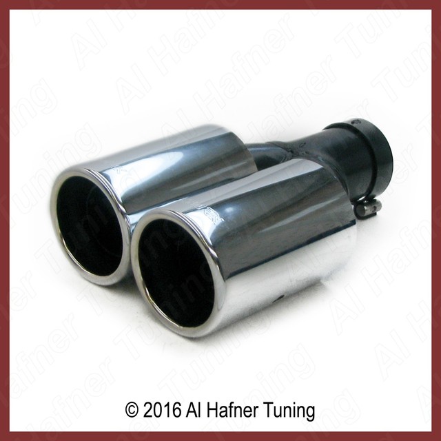 Chrome Round Exhaust Tips 4855mm eBay