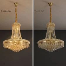 Luxury K9 Crystal Chandelier - Elegant Pendant Ceiling Light Fixture