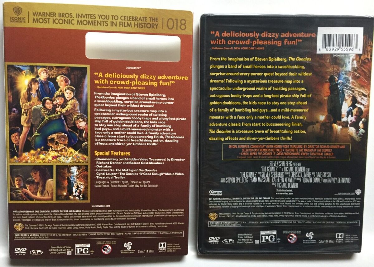 The Goonies [1985](DVD,2019,Widescreen)Sean Astin,Corey