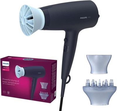 Philips Haartrockner Serie 3000 Ionisierungsfunktion 2100W ThermoProtect Aufsatz