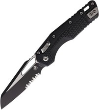 Microtech MSI Ram-Lok M390MK Stahl und schwarzer Klingenbeschichtung Serrated