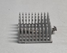Socket 7 CPU Aluminum Heatsink with Retention Clip for Vintage Motherboards