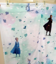 Disney Frozen Twin Sheet Bed Flat Sheets Polyester 96"x65"