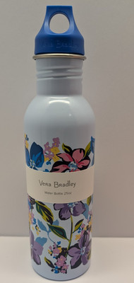 Vera Bradley Water Bottle Stainless Steel Water Bottle 25oz Marian Floral NEW