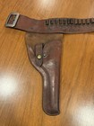 Vintage Tooled Leather Western Holster/Cartridge Belt – George Lawrence (Early) — photo 3