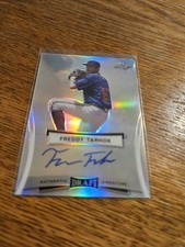 2017 LEAF METAL DRAFT HOLO ON CARD AUTO OF FREDDY TARNOK - BRAVES (MINORS)