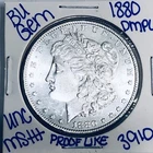 1880 BU UNCIRCULATED MORGAN SILVER DOLLAR AUTHENTIC U.S. MINT FREE SHIPPING 3910