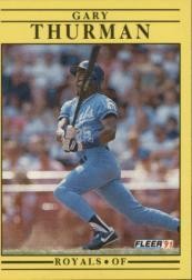 1991 Fleer #573 Gary Thurman - BB