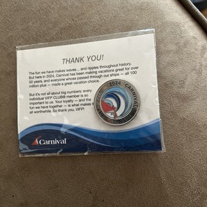 2024 Carnival Cruise Line VIFP Club Pin Carnival Firenze