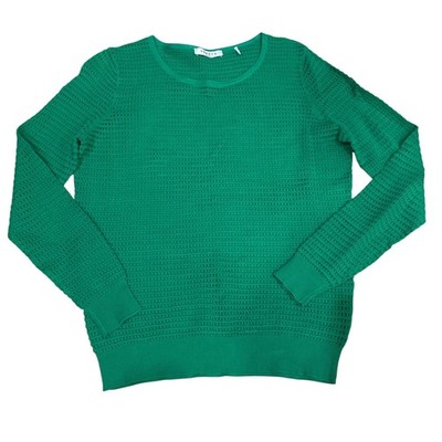 Sandro eyelet Green Women's Sweater size 1