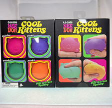 teenie NeeDoh Cool Kittens 4 Pack Fidget Toy Squishy Sensory Stress Relief Cats
