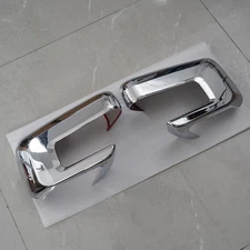 Chrome For 2021-2025 Ford F150 F-150 Side Mirror Cover Overlay With Signal Light