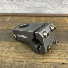 Vintage Mongoose BMX Bike Stem Threadless 4-Bolt Alloy Old School Freestyle
