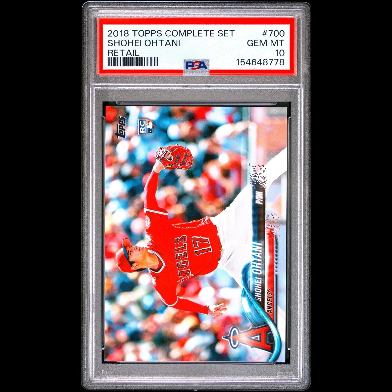 2018 Topps Complete Set SHOHEI OHTANI #700 RC Pitching PSA 10 GEM MINT 🔥🔥8778