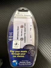 Wireless Gear Universal Audio Cassette Adapter for Car Stereo Sound New