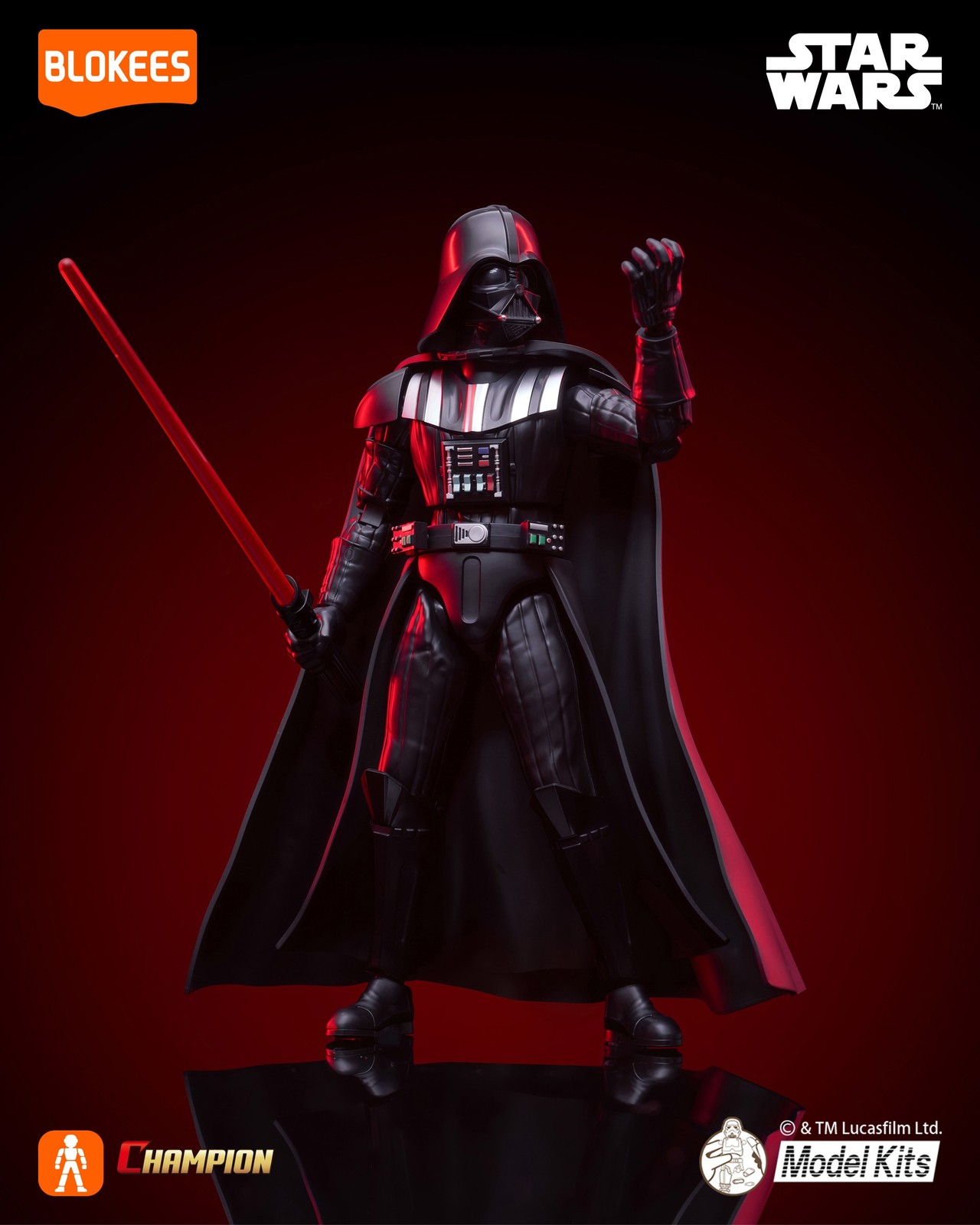 Blokees Star Wars CC01 Series Darth Vader: The Dark Lord of the Sith Model Kits
