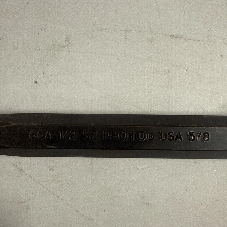 Proto Genuine OEM Cold Chisel Tool 86A 1/2" - 5/8" Cut S2 Steel Flat Tip - Image 2 of 2
