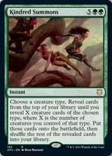 Kindred Summons - Light Play MTG Commander 2021 Forgotten Realms