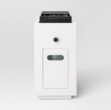 1lb Propane/Liquid Petroleum Gas Rectangular Fire Pit White - Room Essentials