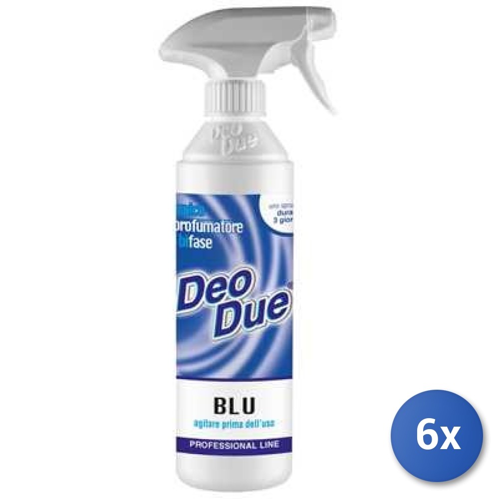 Bundle 6 flaconi Deo Due Vapos Blu 500ml - Il Segreto del Pulito