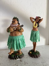 Hawaiian Dashboard Hula Boy And Girl 7  