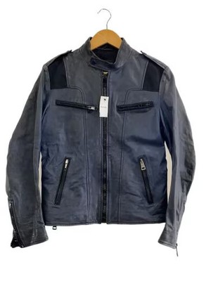 GUCCI/Single Rider Jacket/Leather Jacket/Blouson/Size 44/Leather