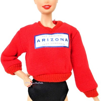 Barbie Original Arizona Jean Company Sweat Shirt Neu Out of Box