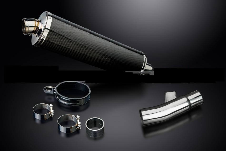 Silencieux Delkevic carbone 450mm pour moto Honda NC 700 D 2012-2013