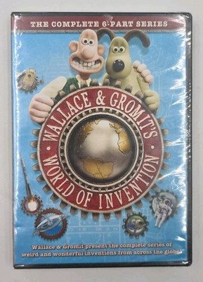 Wallace & Gromits World of Invention: (DVD 2012, The Complete 6 Part Series) NEW
