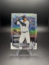 George Lombard 2025 Bowman Chrome Draft Mega Box Prospect Mojo Refractor Yankees