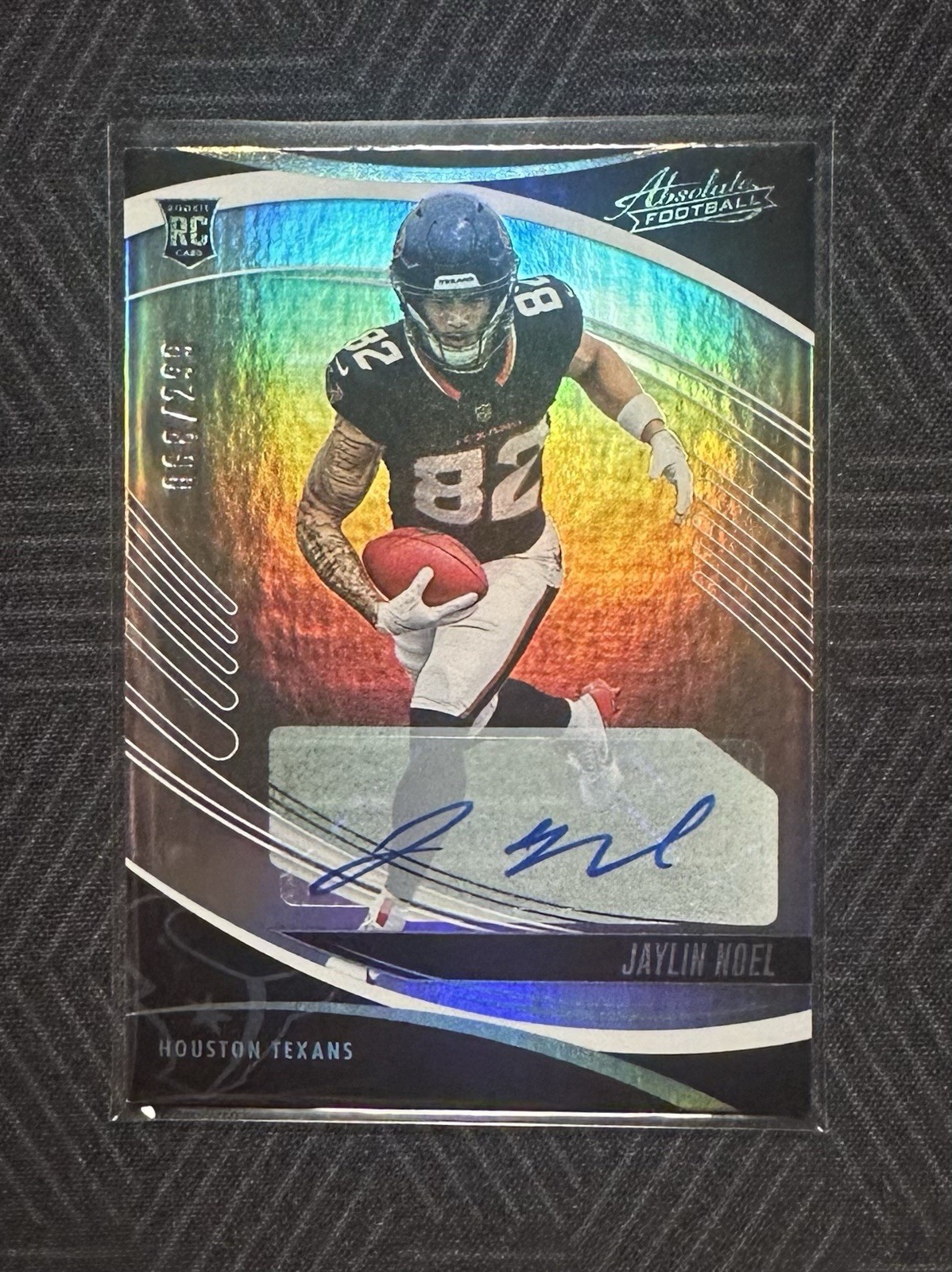 2025 Panini Absolute Jaylin Noel #141 Auto Houston Texans RC 68 /299