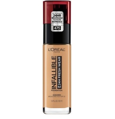 L'oreal Infallible Fresh Wear Foundation #475 Sun Beige Pick Your Choice