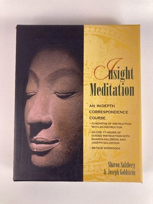Insight Meditation: An In-Depth Correspondence Course Boxed Set 24 CDs