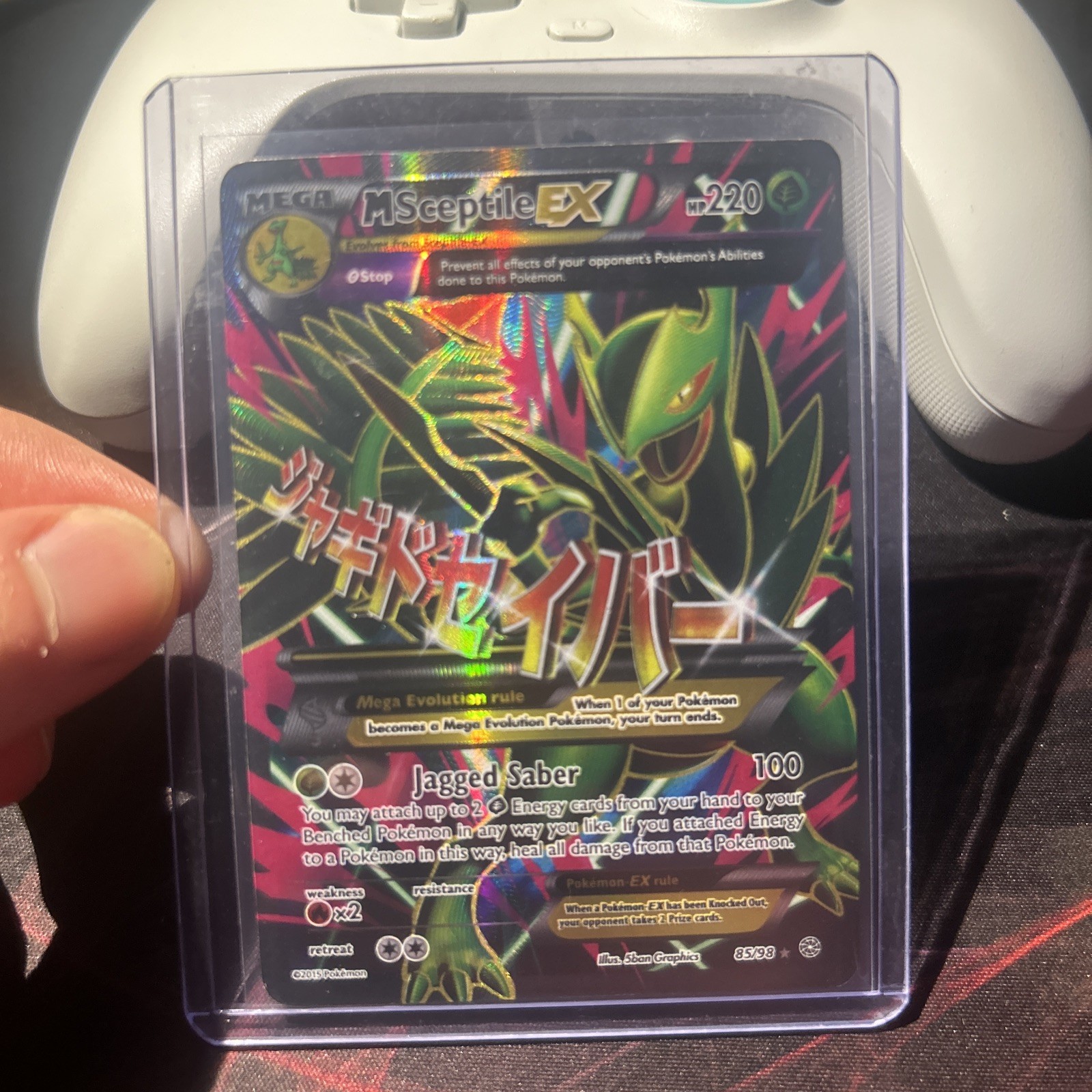 Pokemon TCG M Sceptile EX 85/98 XY Ancient Origins Ultra Rare Holo EN