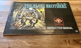 THE BLUES BROTHERS LIBRETTO ISTRUZIONI ORIGINALE NINTENDO NES HQ