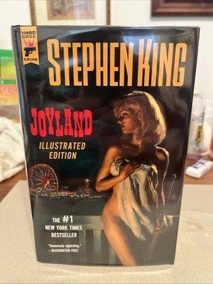 Joyland (Illustrated Edition) by Stephen King (2015, Hardcover) Dust Jacket