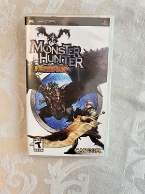 Monster Hunter Freedom PSP Complete With PSP Skin