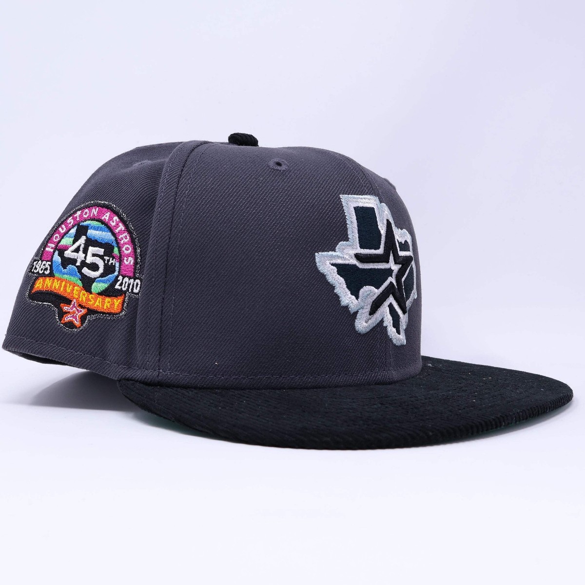 NWT Gray Houston Astros 45th Anniversary 59fifty New Era Fitted