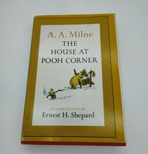 House at Pooh Corner Hardback Red with Dust Jacket, 1961, A A Milne, Dutton & Co
