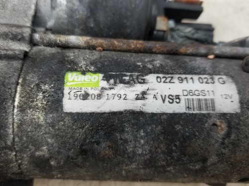 Seat Leon Starter Motor 1.4 Petrol 5 Speed Manual 2008 CAXC 02Z911023G - Picture 2 of 5